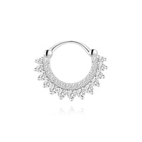 925 Silber Moissanit Ohrringe mit flacher Rückseite für Damen