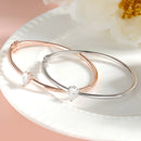 1CT Birnen-Moissanit-Damenarmband, 925er Sterlingsilber