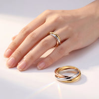 <tc>Ring Trilogie — Drei funkelnde Elemente in Bewegung</tc>