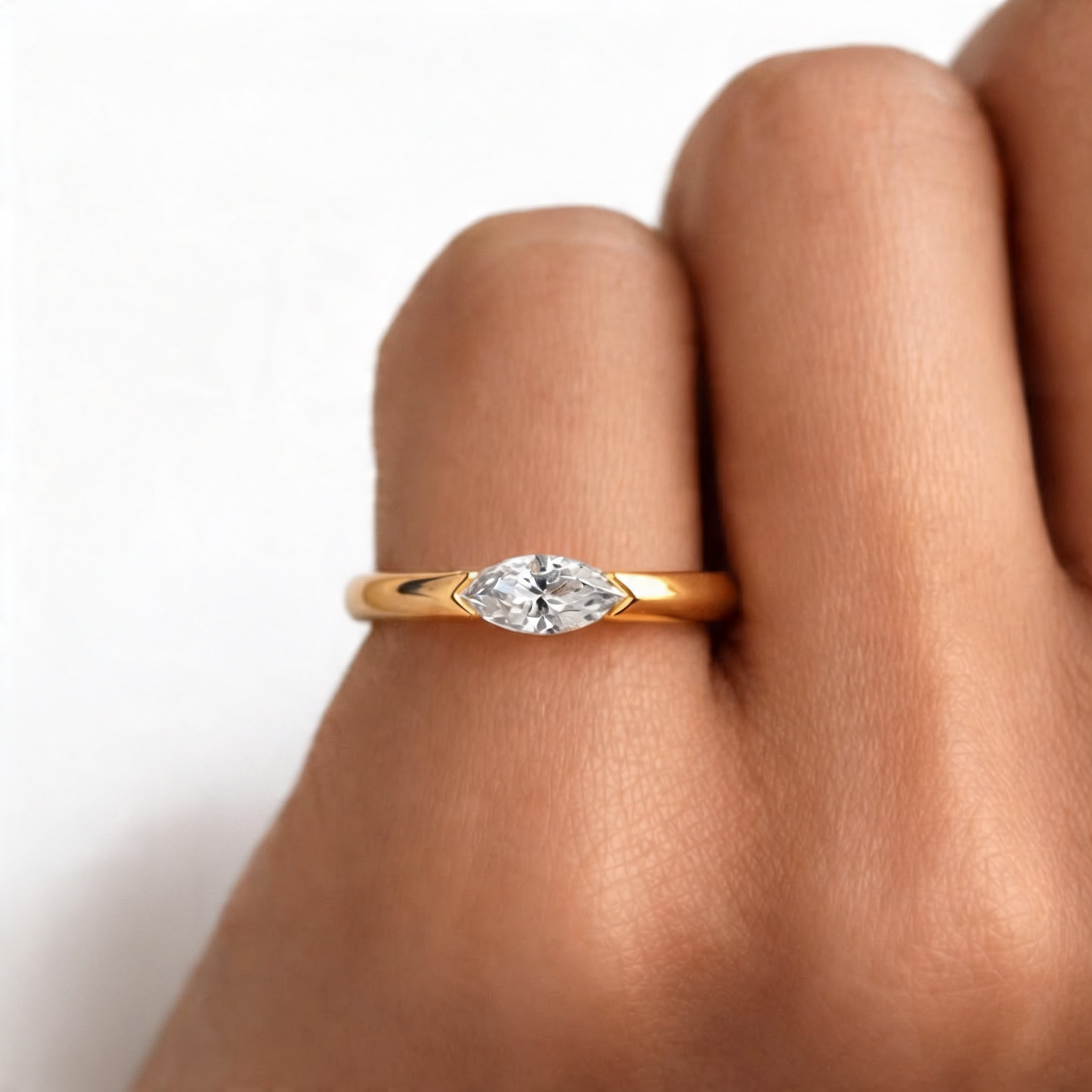 <tc>Ring Reine Marquise – Klare Linie</tc>