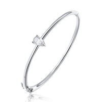 1CT Birnen-Moissanit-Damenarmband, 925er Sterlingsilber